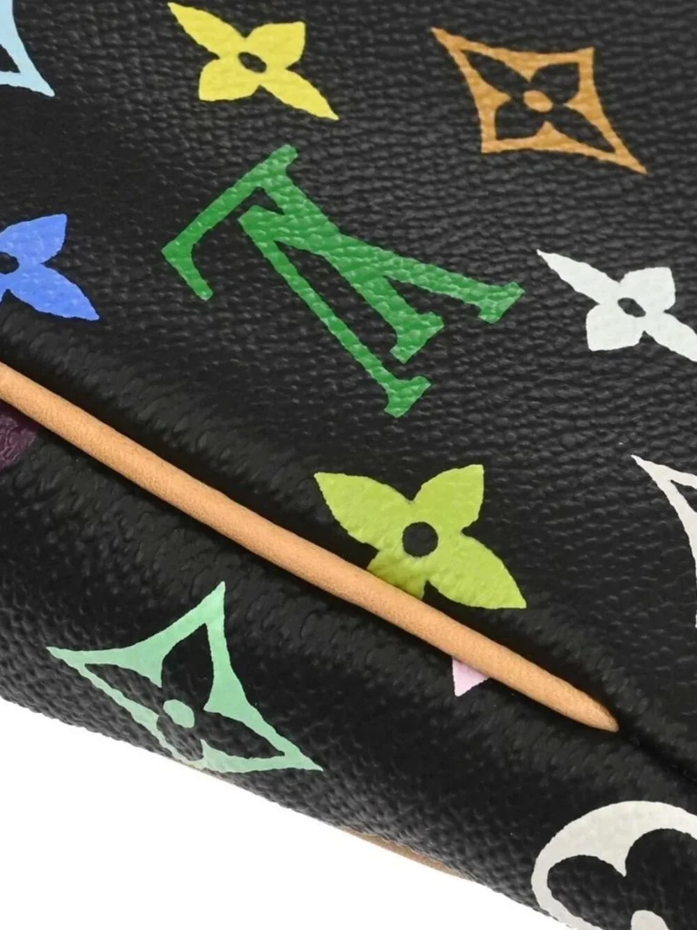 Louis Vuitton Black Multicolor Pochette Accessoires M92648